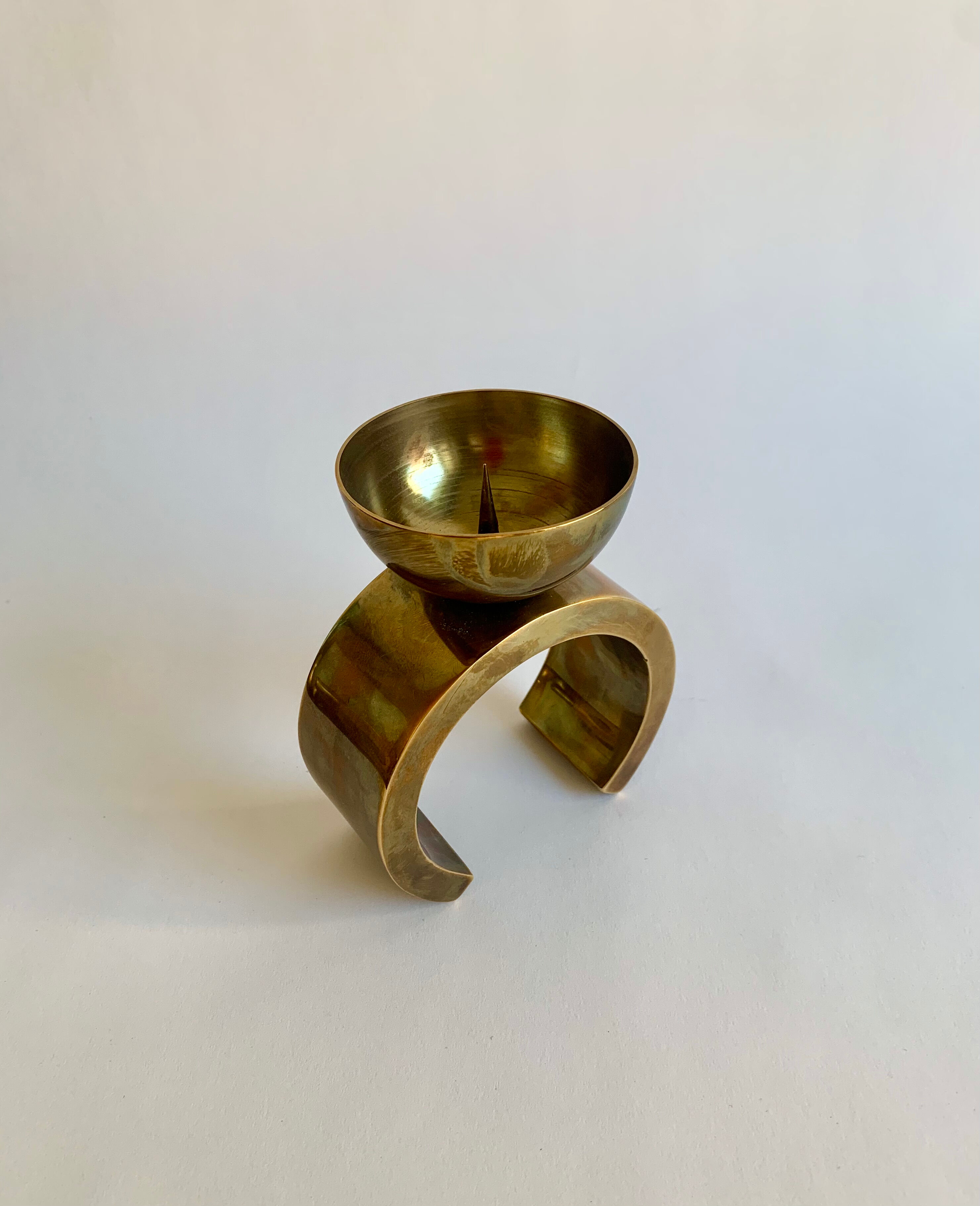 Brass candlholder, 1960s