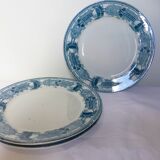 3 vintage dessert plates from CM&C, Massena model