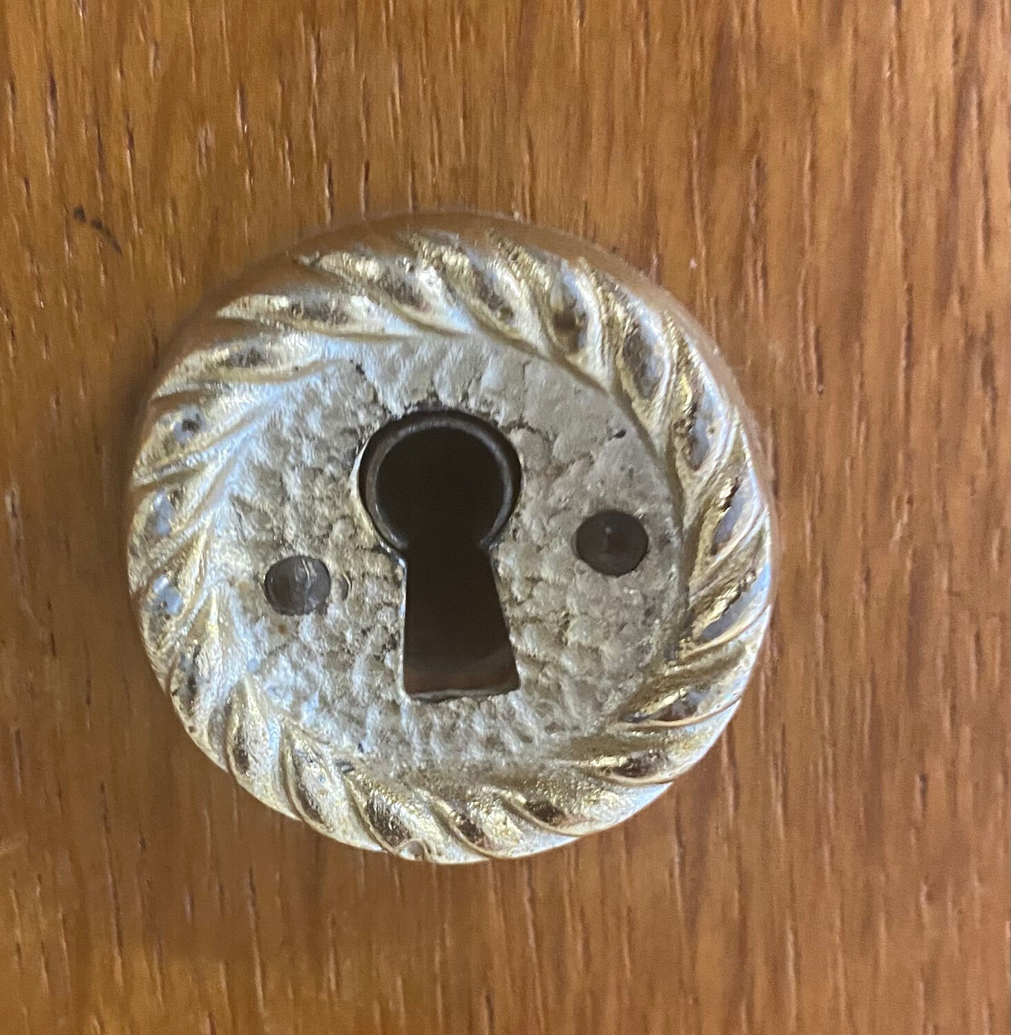 Vintage wardrobe with compass feet from the 60s