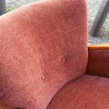 Club 50s 60s armchair Red