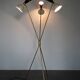 Charleston lamp with 3 two-tone diabolos, Mid-Century 1950s design