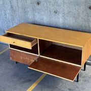 Vintage Pine Laminate Side Cabinet