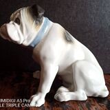 Gräfenthal - porcelain dog - H 12 cm