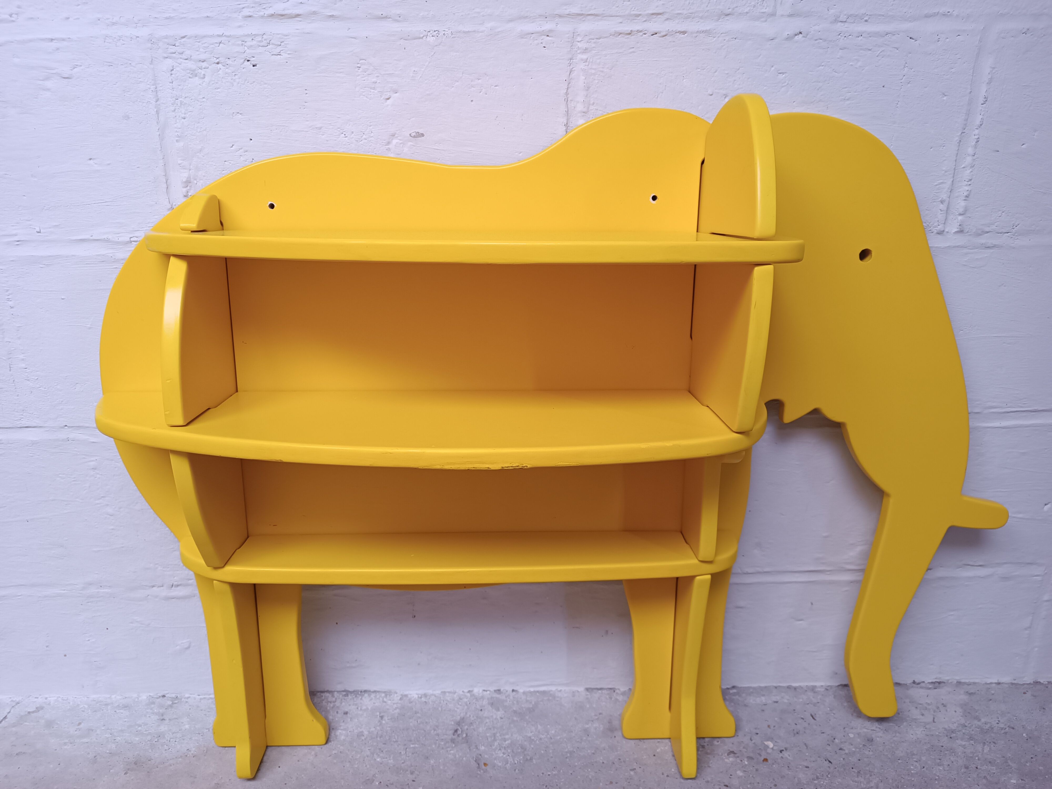 Habitat elephant wood bookcase 1980