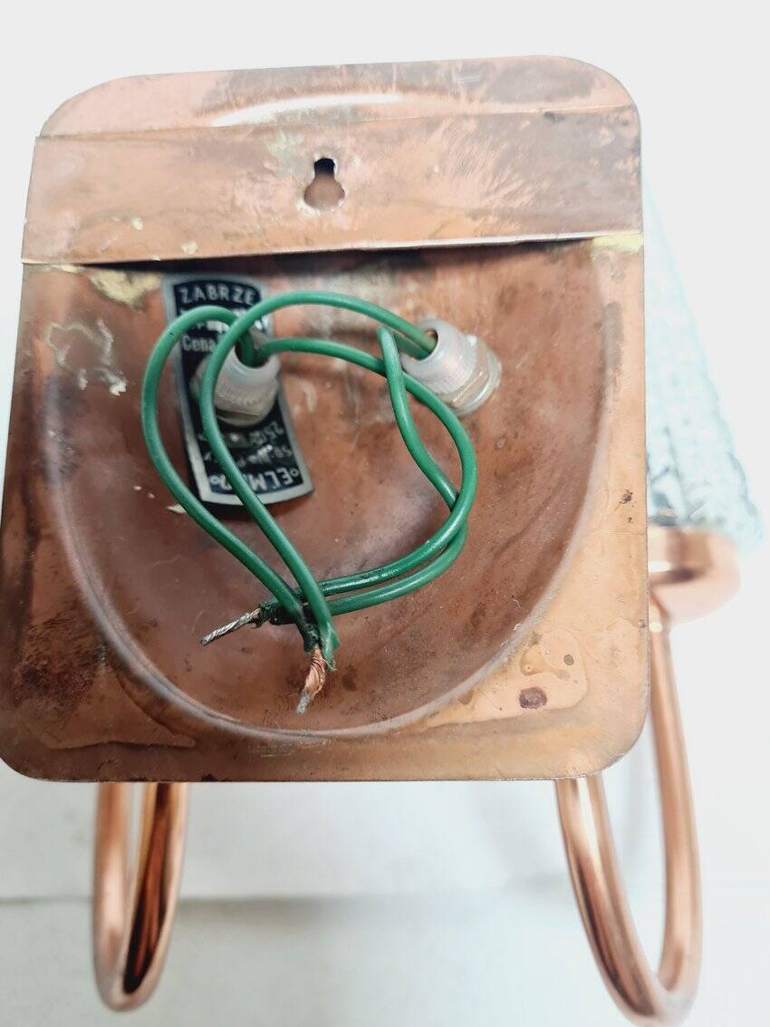 2-armed wall lamp from Elmet Zabrze, Poland, 1970s