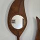 Pair of bamboo mirrors Vivai Del Sud