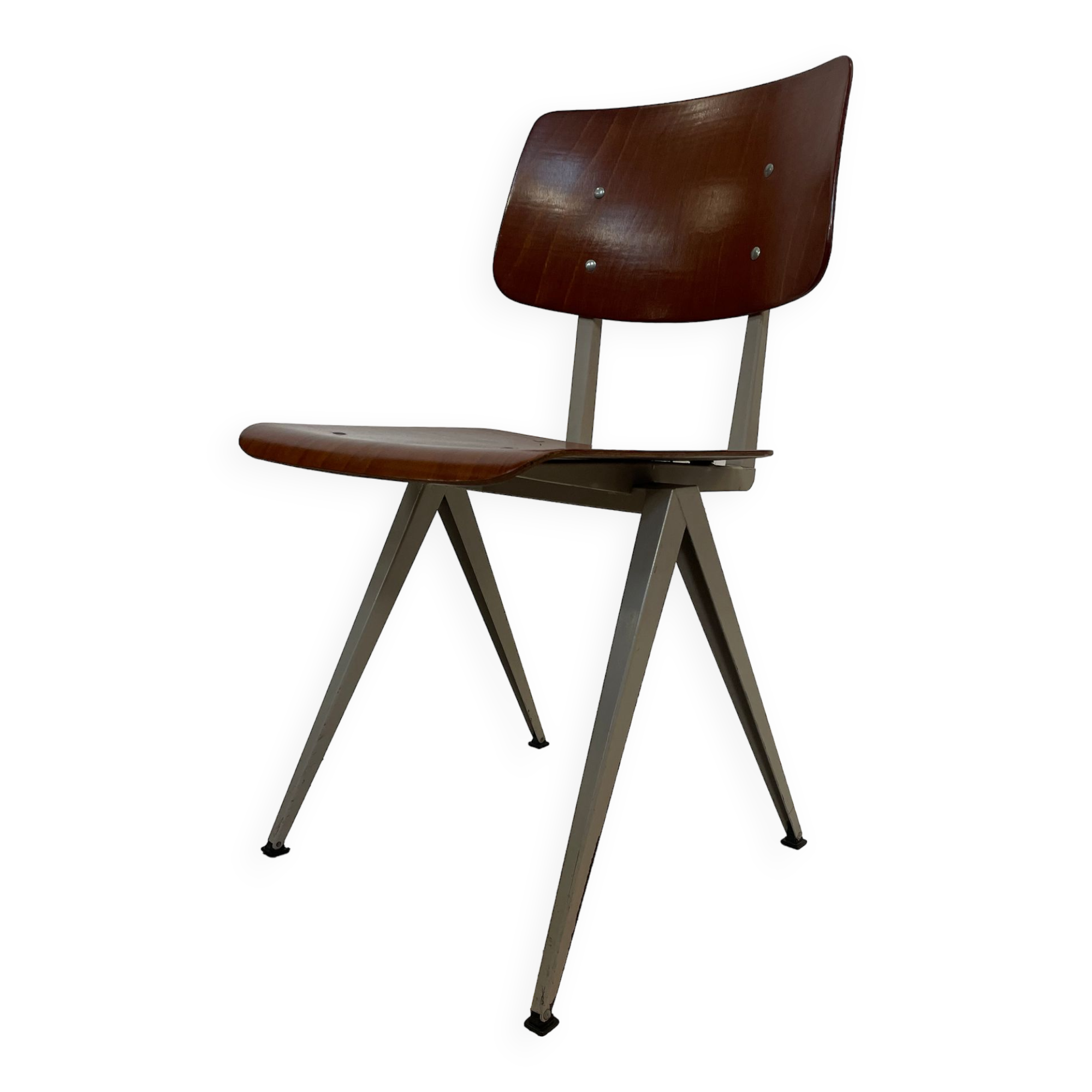 Industrial chair Galvanitas S16 Pagholz Netherlands 60's Design