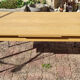 Table Formica eiffel legs, imitation wood, vintage, 70s