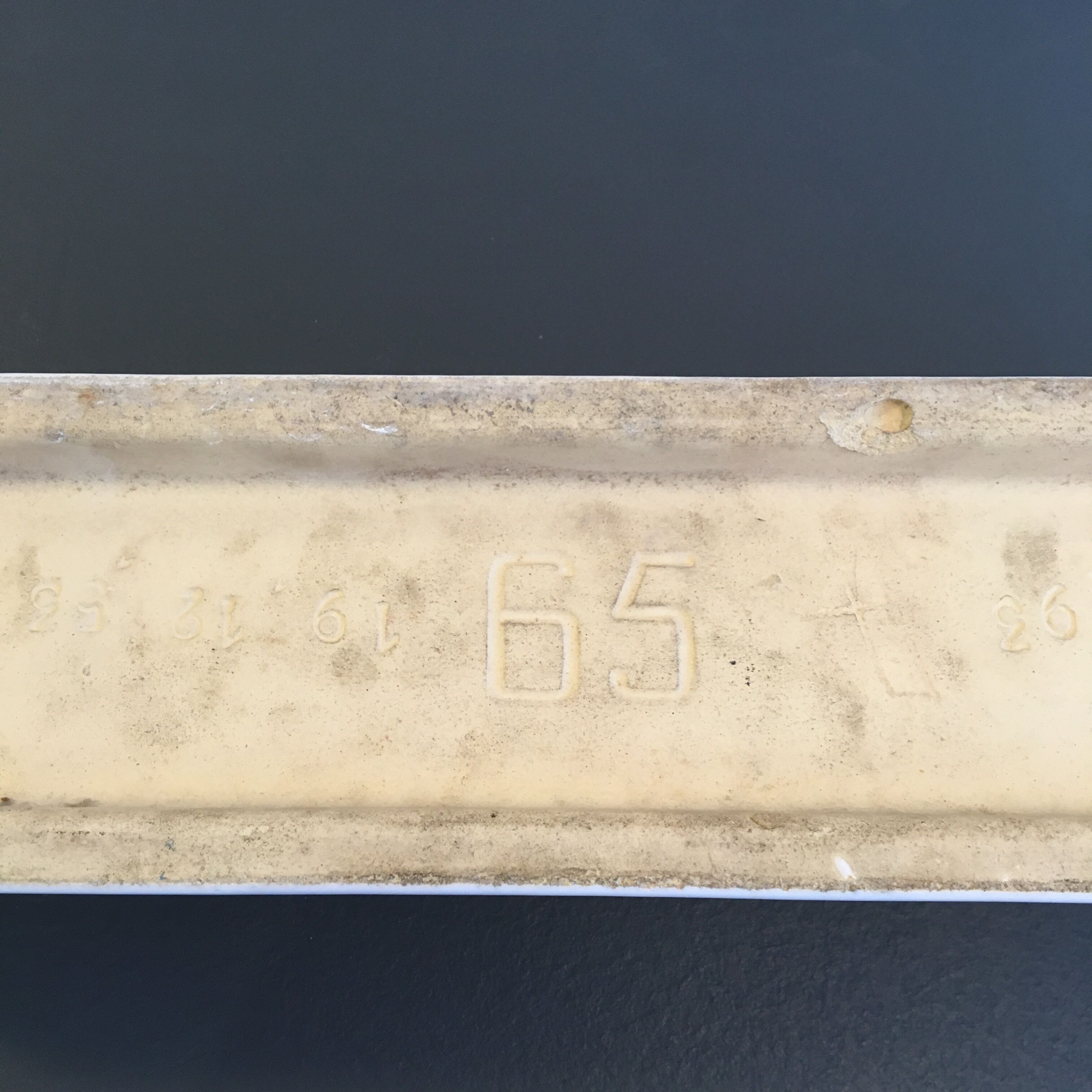 White ceramic shelf bathroom