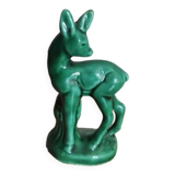 Faon ou Biche vert Art Déco