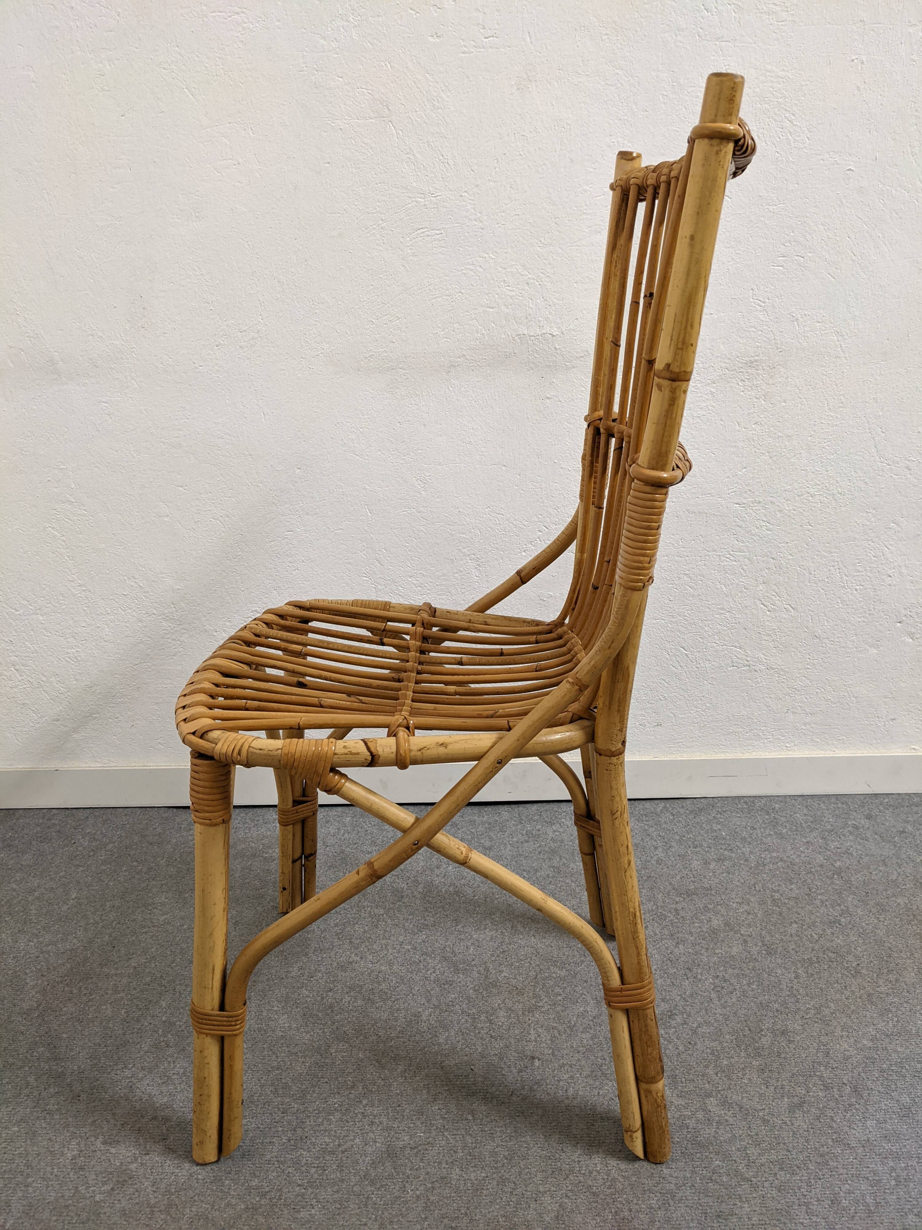 60s/70s bamboo chair