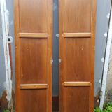Pair of solid wood Art Deco doors