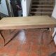 Louis XV style farmhouse table in solid oak, 170×80cm