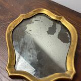 Old wooden mirror