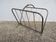 Steel and brass magazine rack