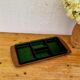 Aperitif tray with 4 vintage Vereco glass cups