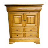 Entrance cabinet in light solid wood