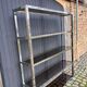 Shelf with smoked glass