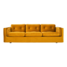 Sofa bergen mustard velour, scandinavian design