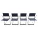 Set of 4 Ballerina chairs by Herbert Ohl for Matteo Grassi, 1990s.