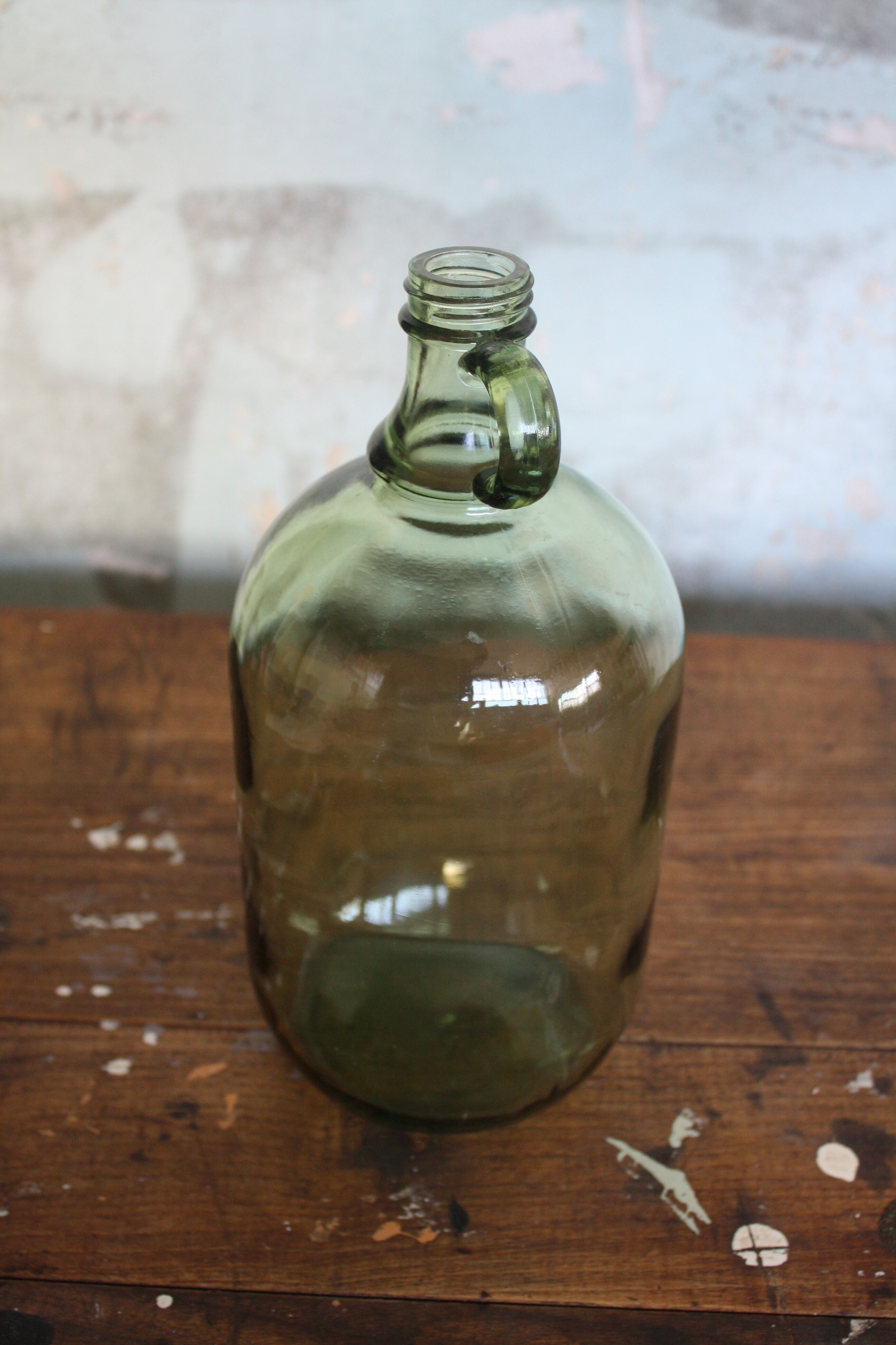 Dame jeanne verte 2 litres avec anse
