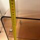 Smoked plexiglass side table/occasional table by designer Michel Dumas.