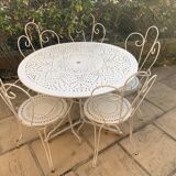 Living room wrought iron garden