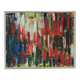 Original vintage abstract oil on canvas