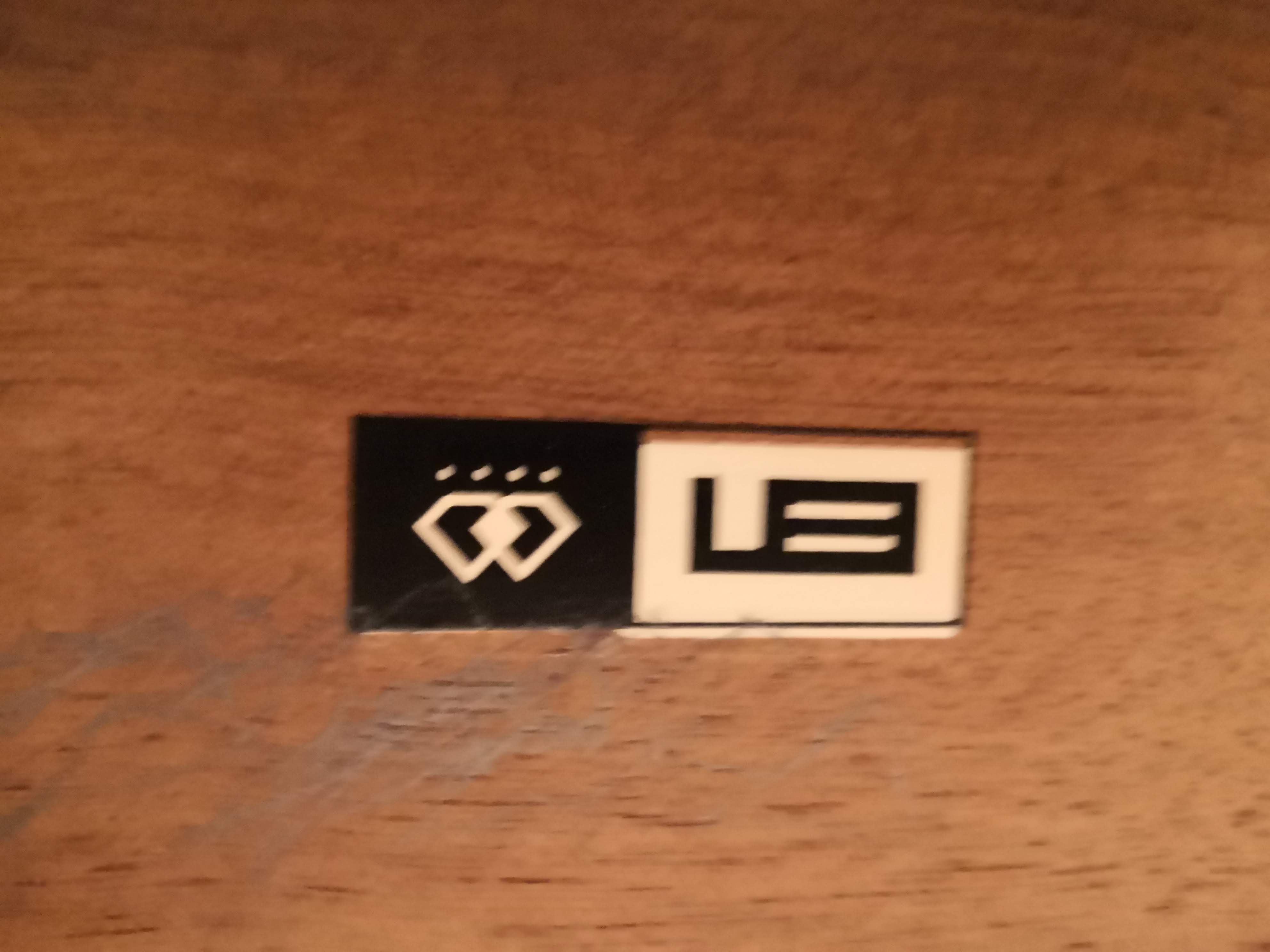 Scandinavian LB teak dining table 1960