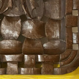 Grand Plateau/ Vintage 1950s Ashtray in Carved Wood