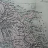 Old map of Martinique - 1895