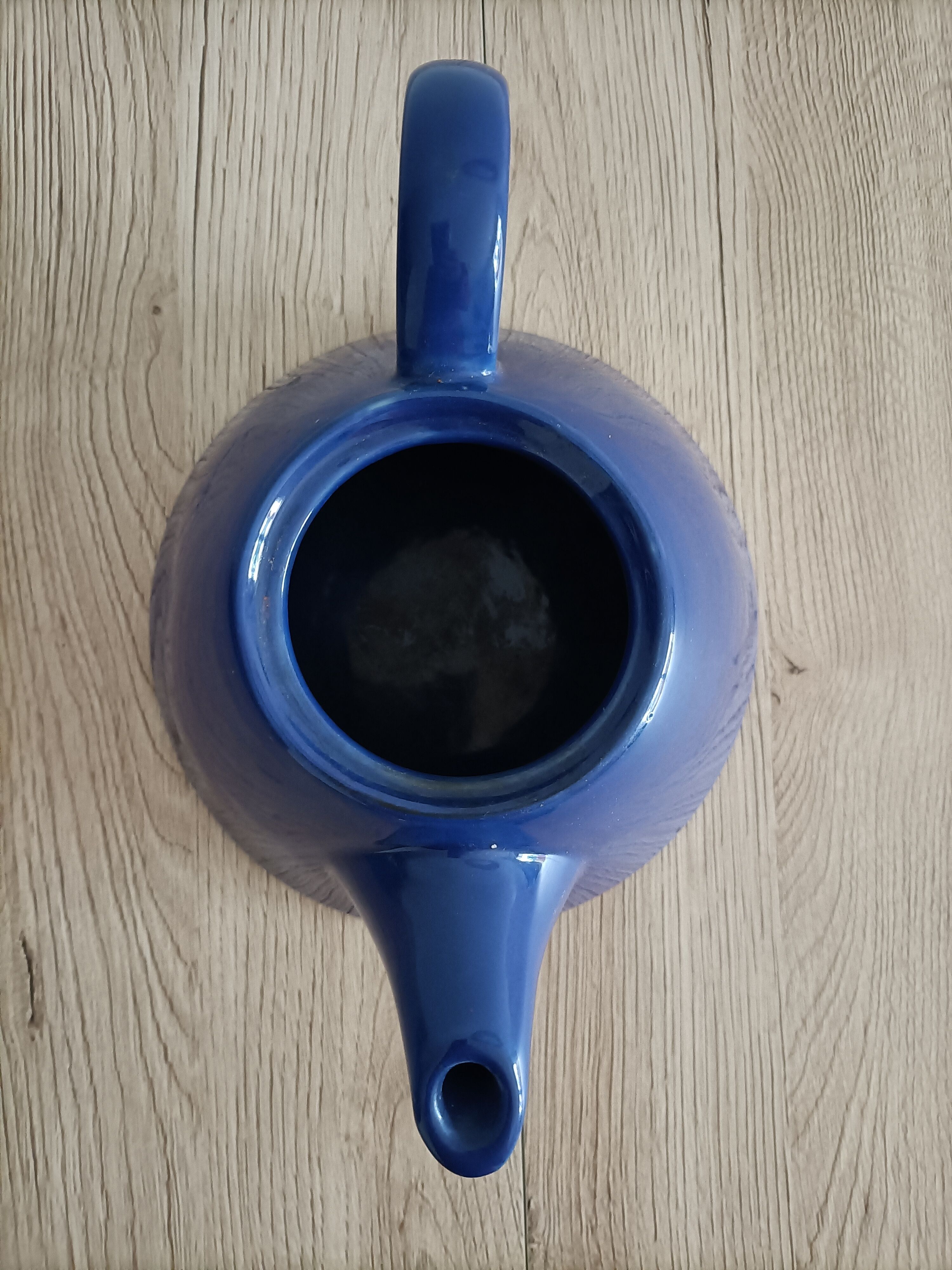Contemporary blue teapot France