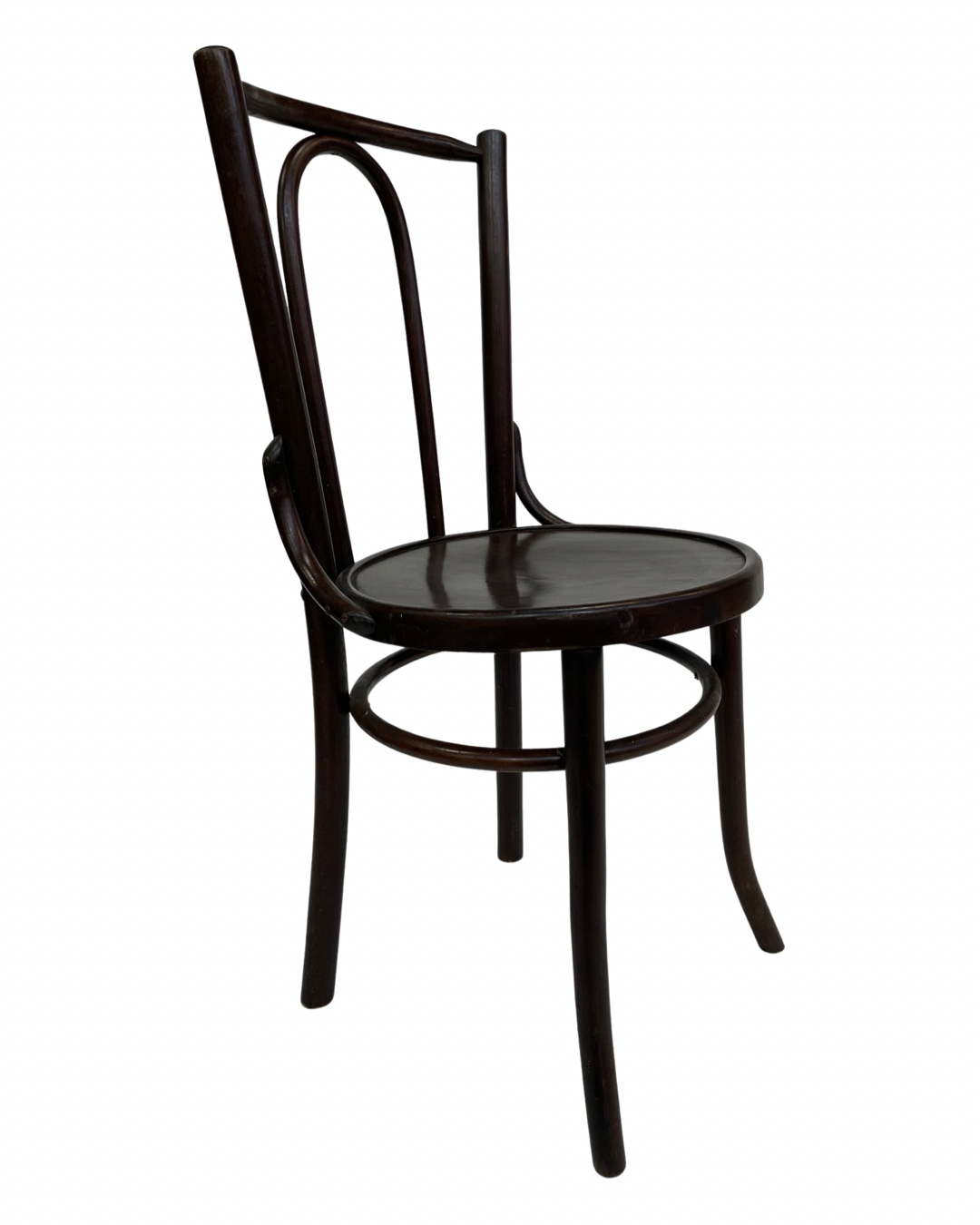 Set of four vintage bistro chairs 50