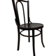 Set of four vintage bistro chairs 50