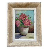 Small old framed painting