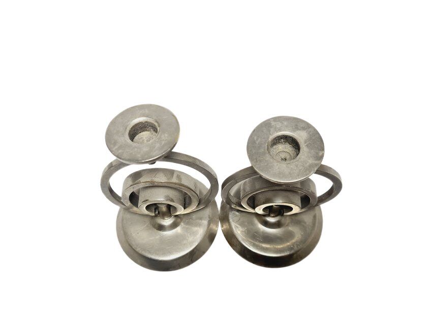 Art Deco candleholder, Germany, 1970s, set of 2