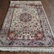 Handmade Pakistani wool and silk rug 122x77cm