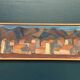 Swedish Oil on Canvas "Urban Landscape" by Johan Lundgren, Framed