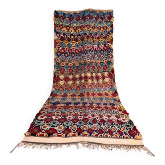 Berber carpet Boucherouite - 156 x 442 cm