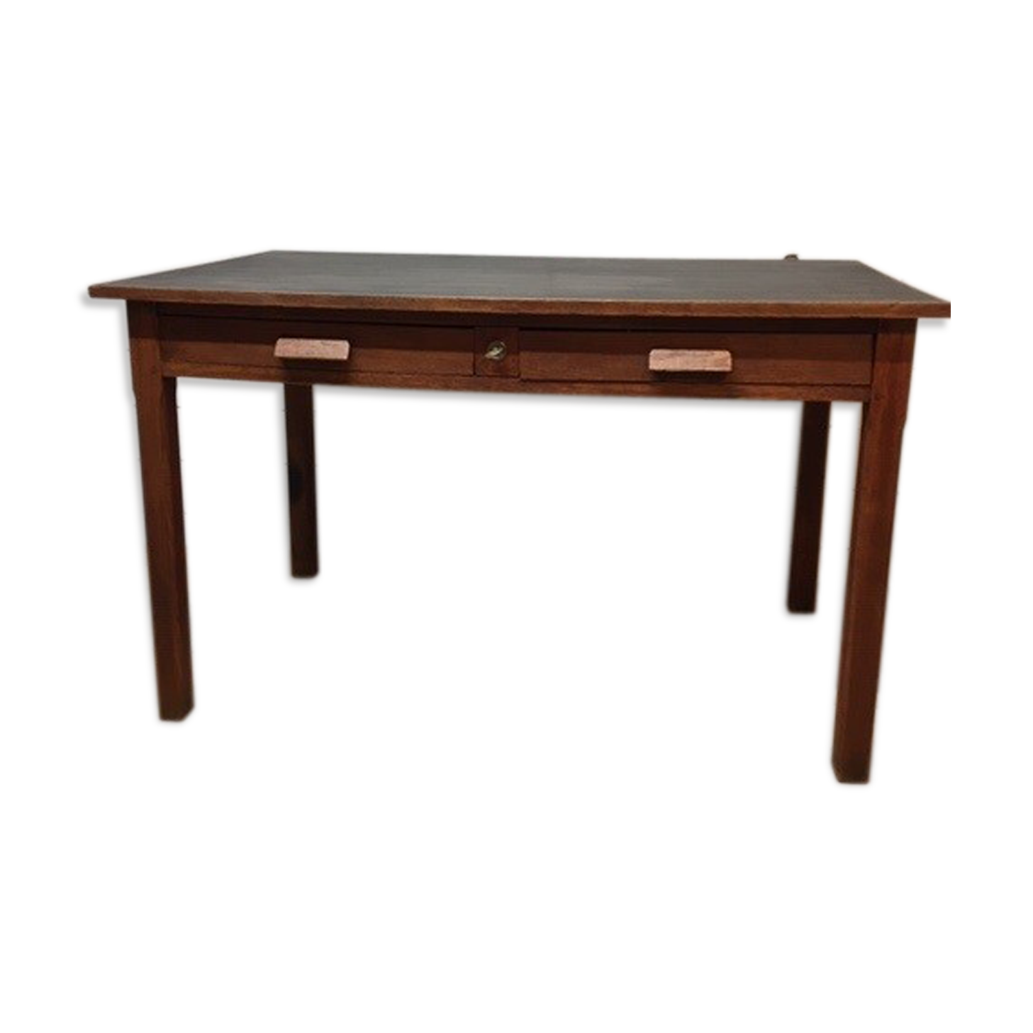 Flat desk black laqué tray 1950