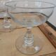 4 antique champagne glasses