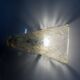Large Single a Murano Glass Ice Sconce