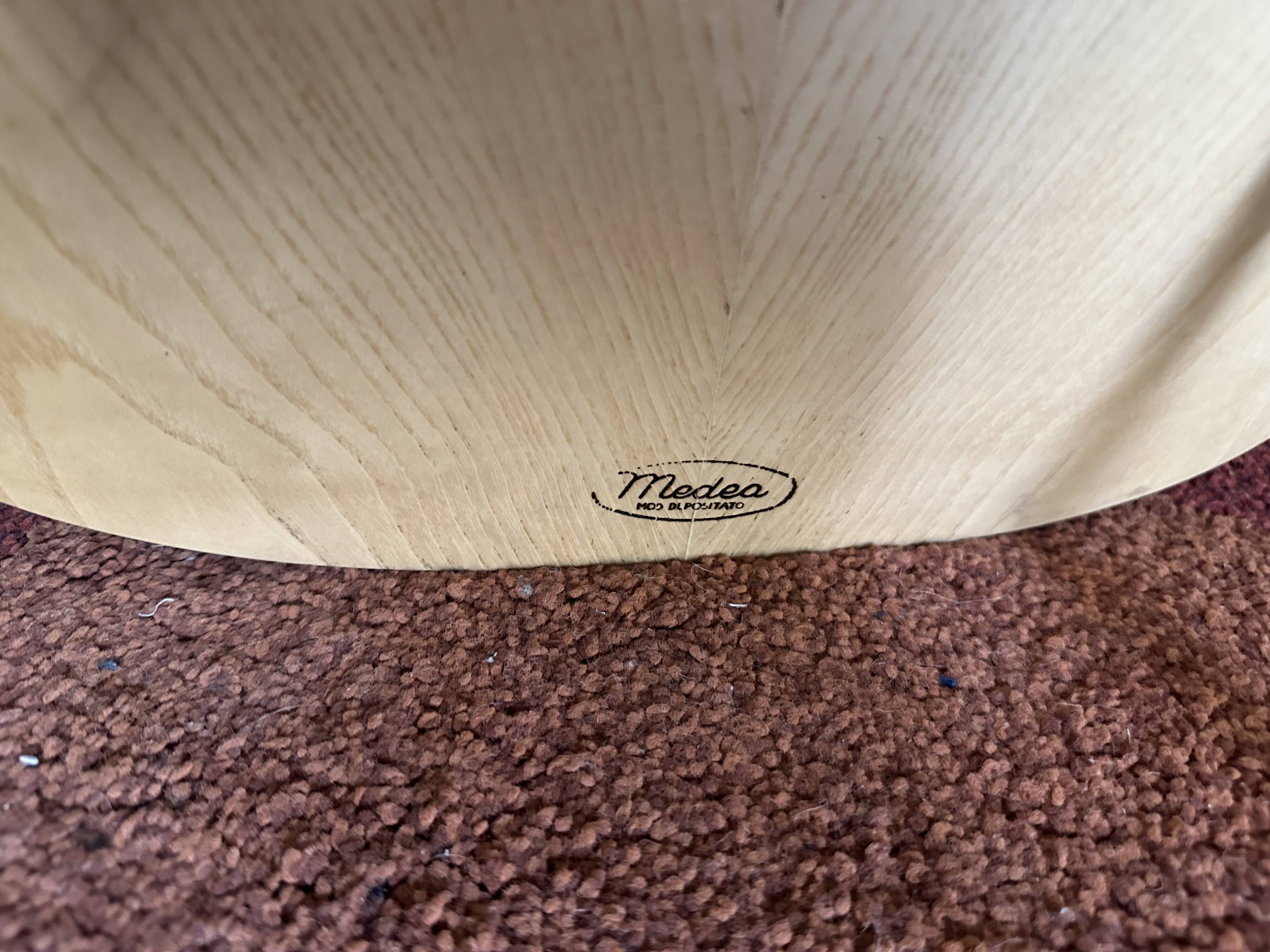 Set of 4 medea chairs by vittorio nobili for f.lii tagliabue signed