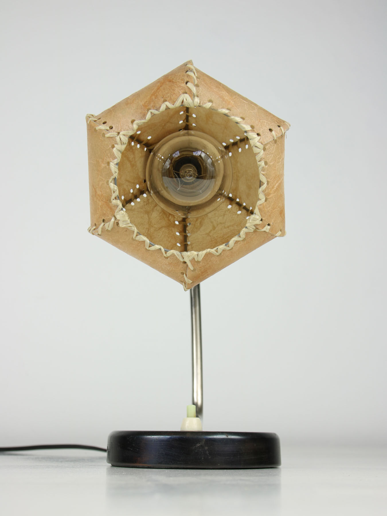 Vintage parchement table lamp