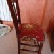 Floral fabric chair
