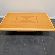 Vintage coffee table signed Jean-Claude Mahey – French design from the 1970s.