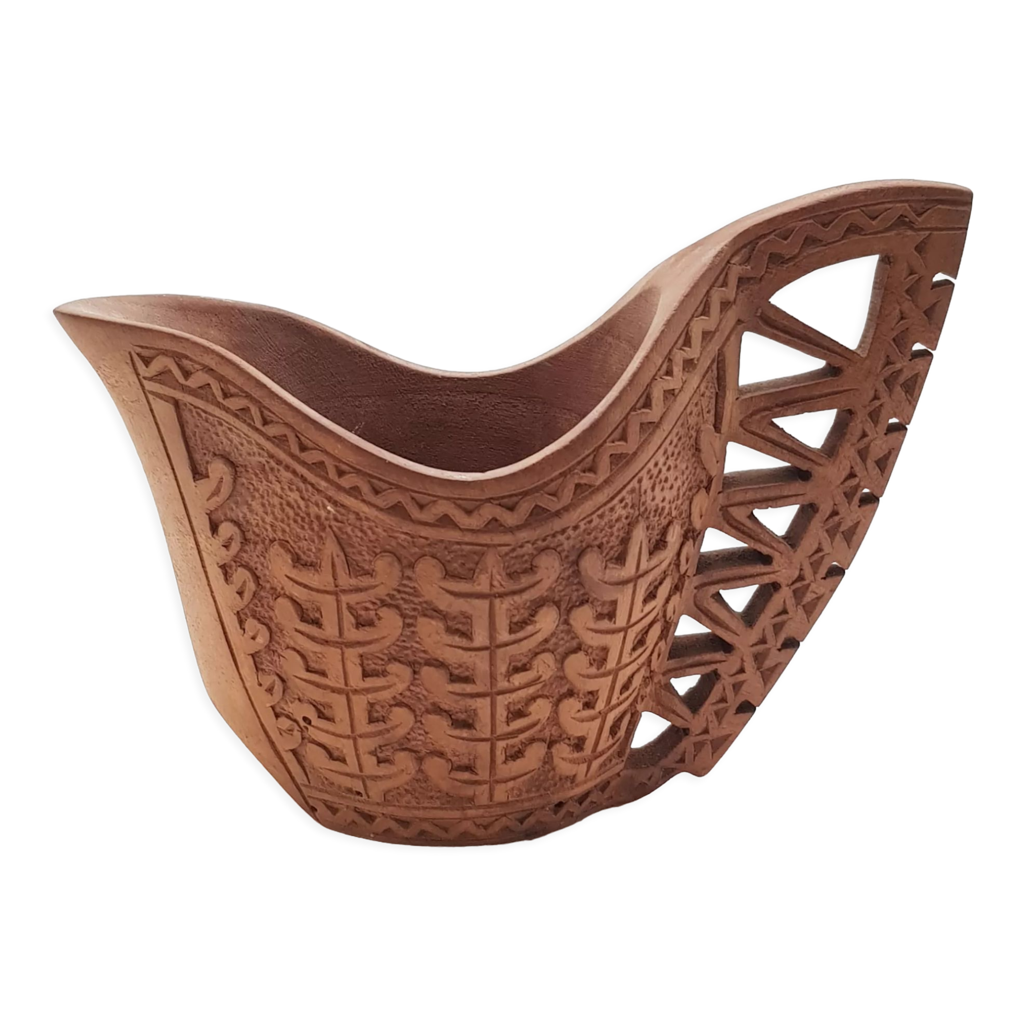 Yugoslavian unvarnished wedding cup