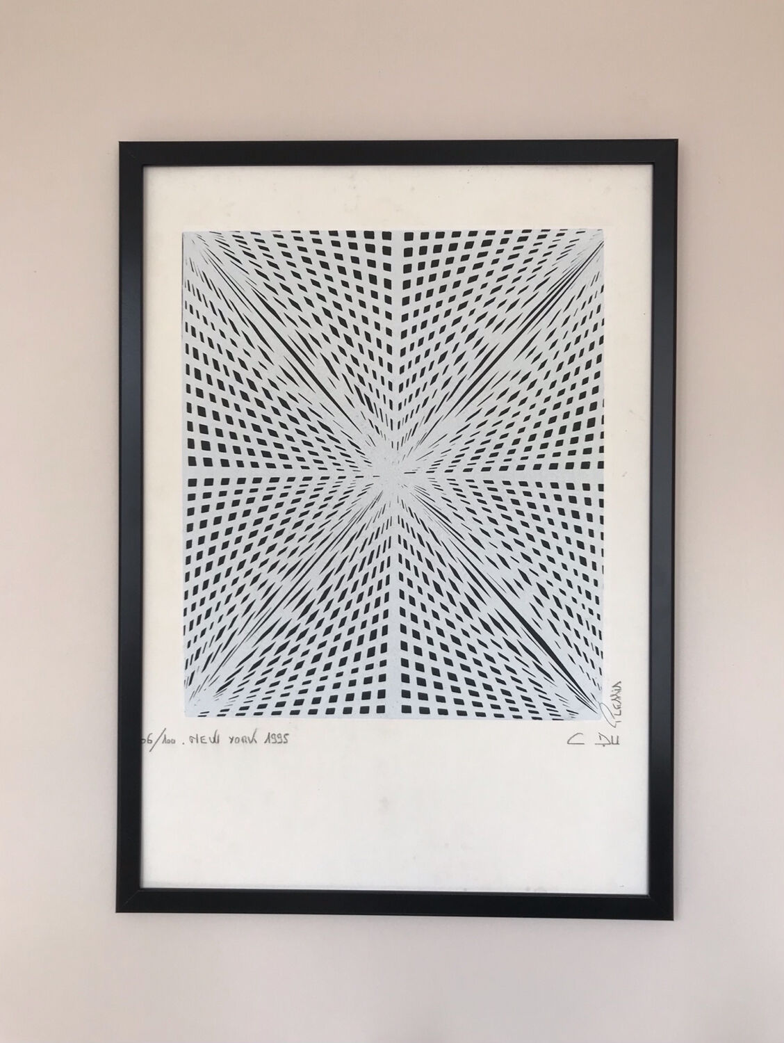 C. du P’ESSIS, active 20th century. New York, 1995. Original lithograph.