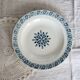 Antique semi-deep ironstone plate – Salins Henri II model