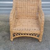 Wicker armchair 1960